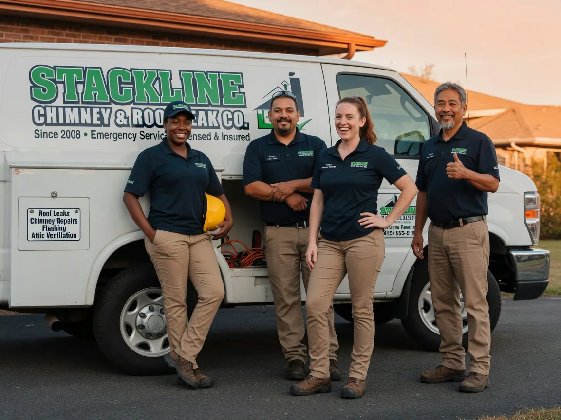 Chimney flashing repair company in Rossville, KS